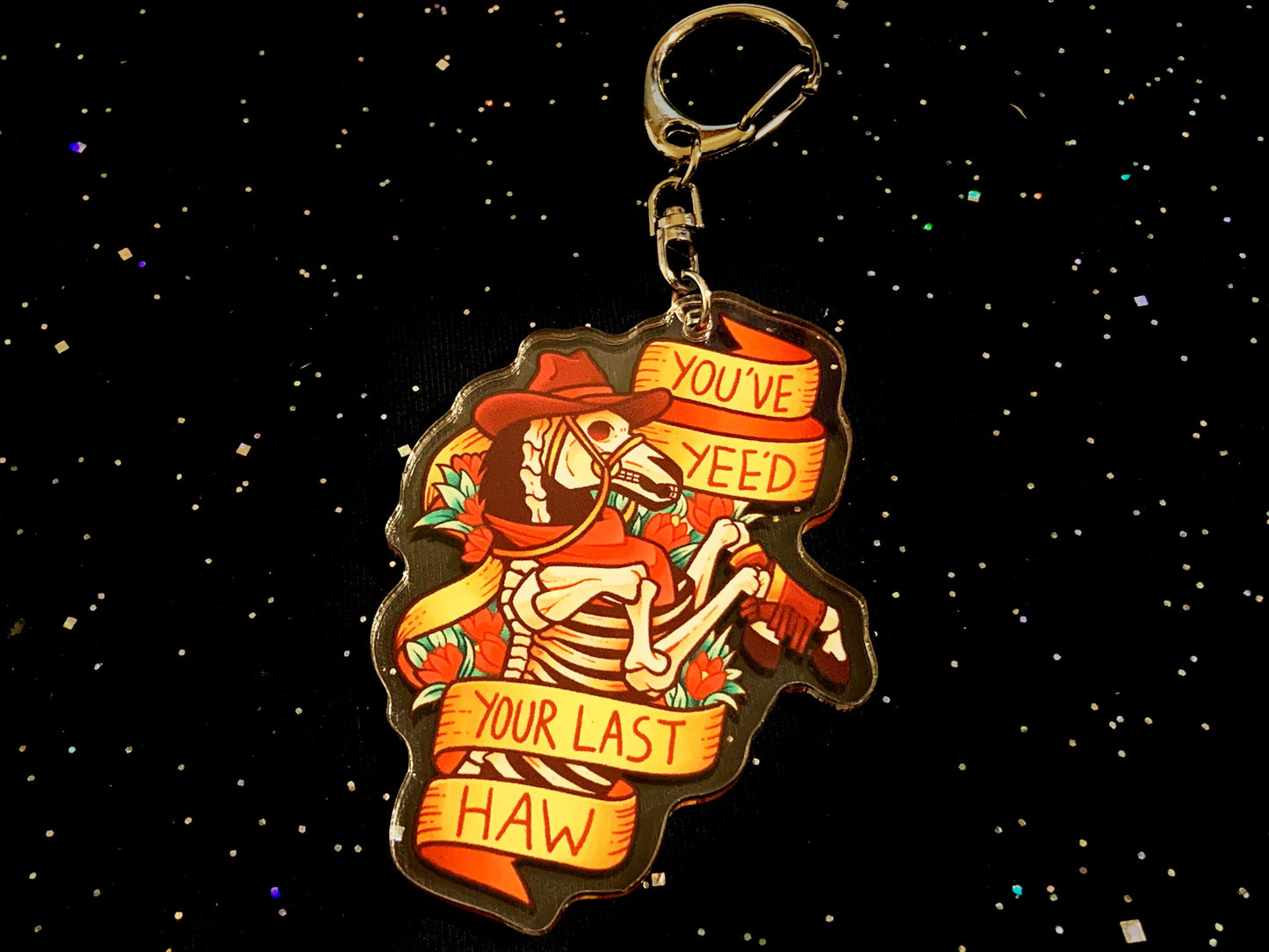 Pale Horse 2.5" Acrylic Charm
