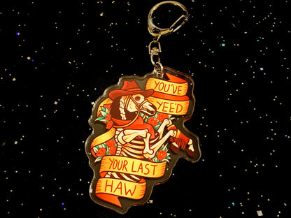 Pale Horse 2.5" Acrylic Charm