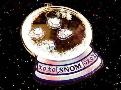 Snomglobe 4" Shaker Charm