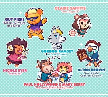 Food Crossing Stickers