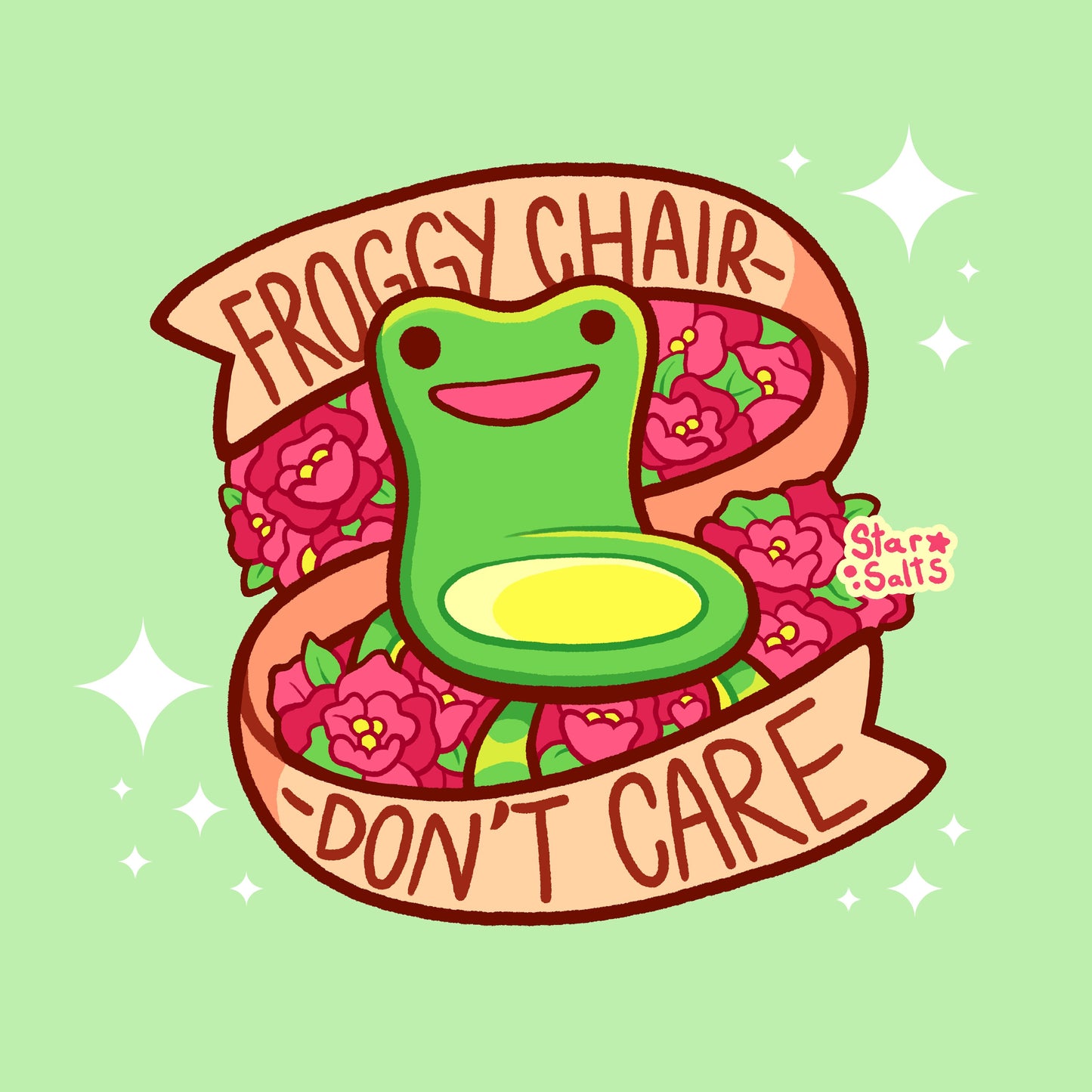 Froggy Chair Enamel Pin