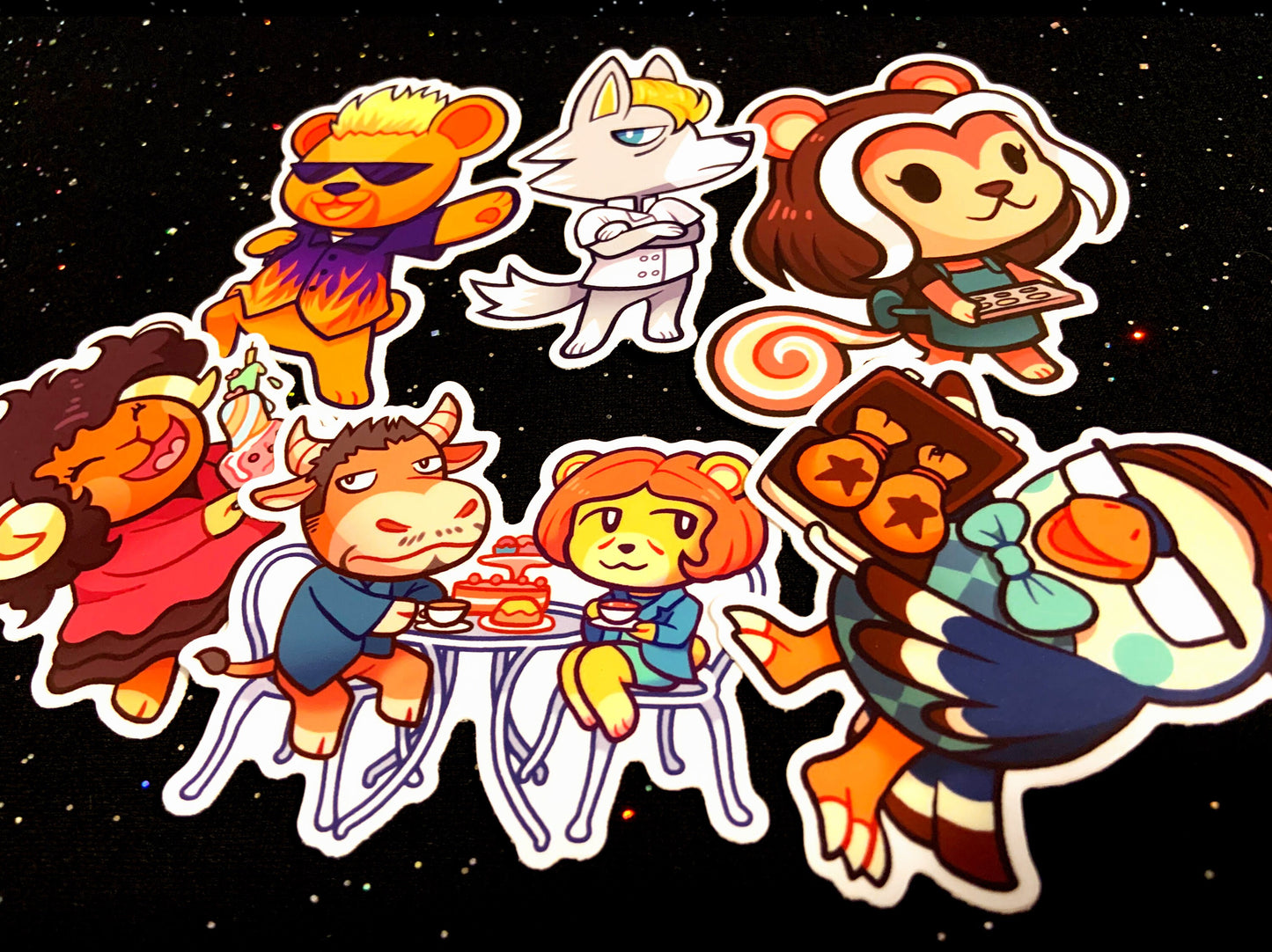 Food Crossing Stickers