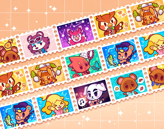 Animal Crossing Stamp Washi Tape