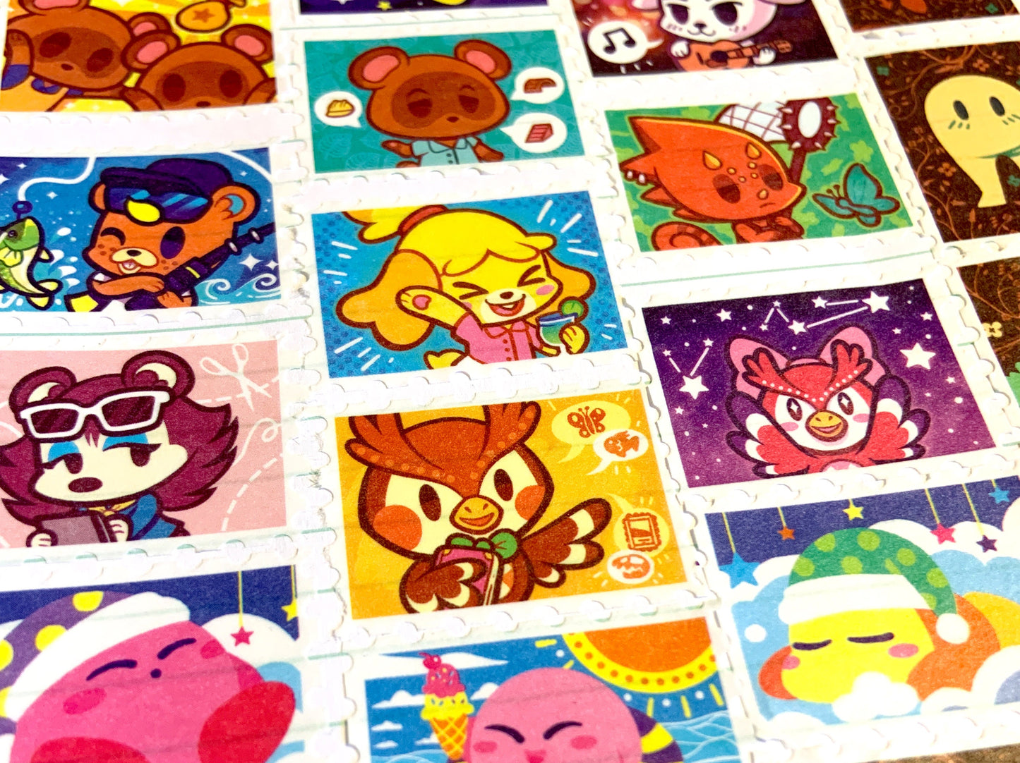 Animal Crossing Stamp Washi Tape