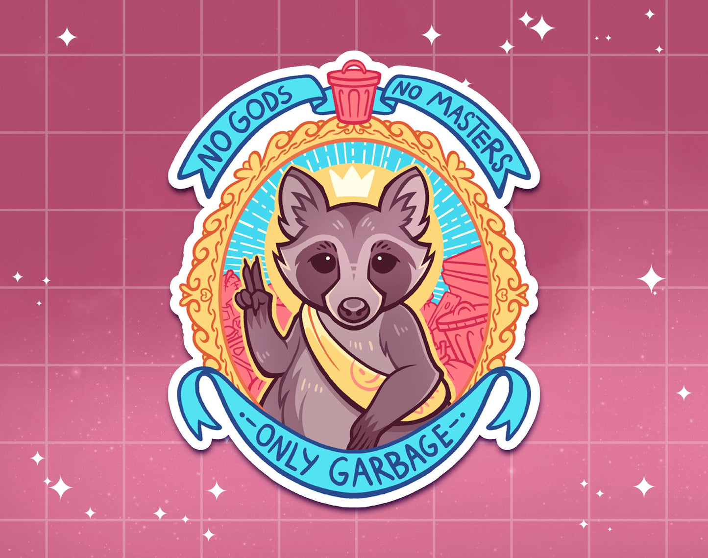 Dumpster Deity Sticker