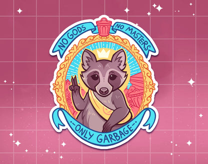 Dumpster Deity Sticker