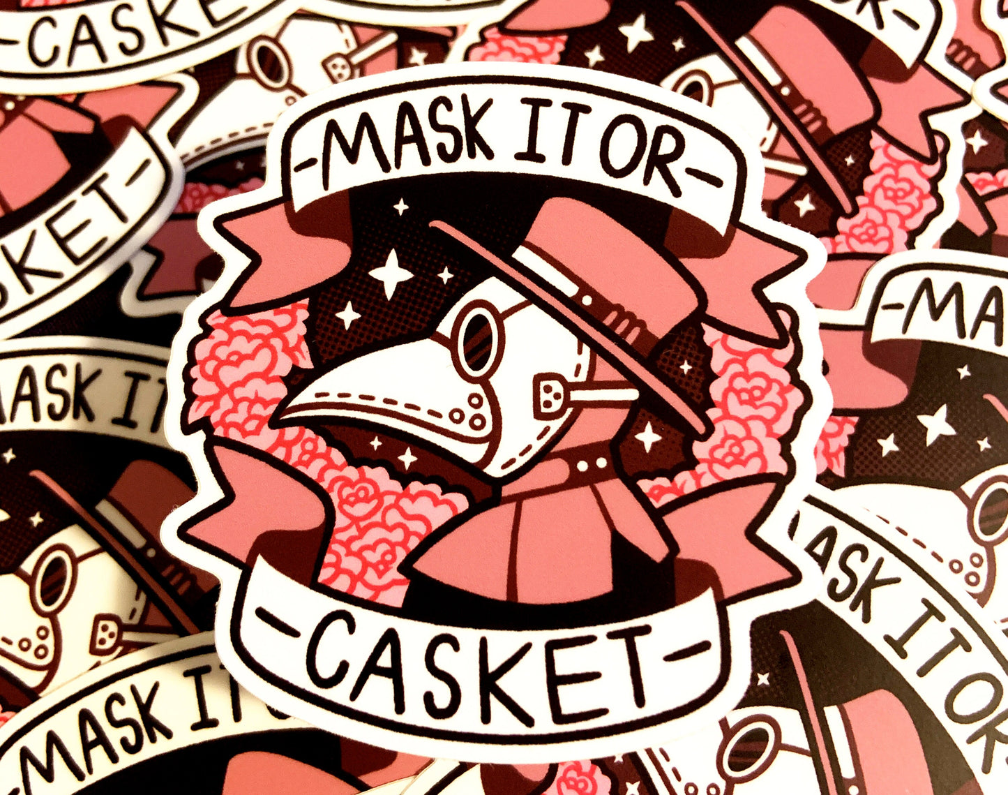 Mask It Sticker