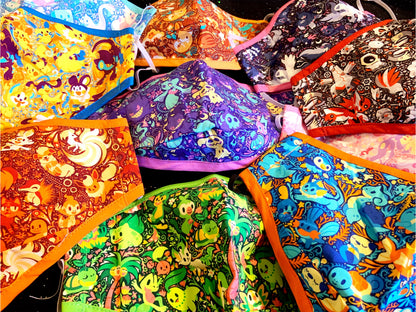 Video Game Realms Face Mask