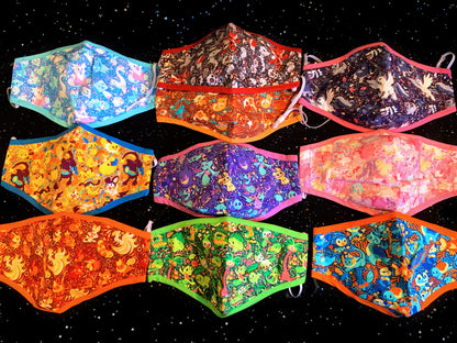 Video Game Realms Face Mask