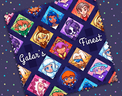 Galar Gym Leaders Microfiber Cloth