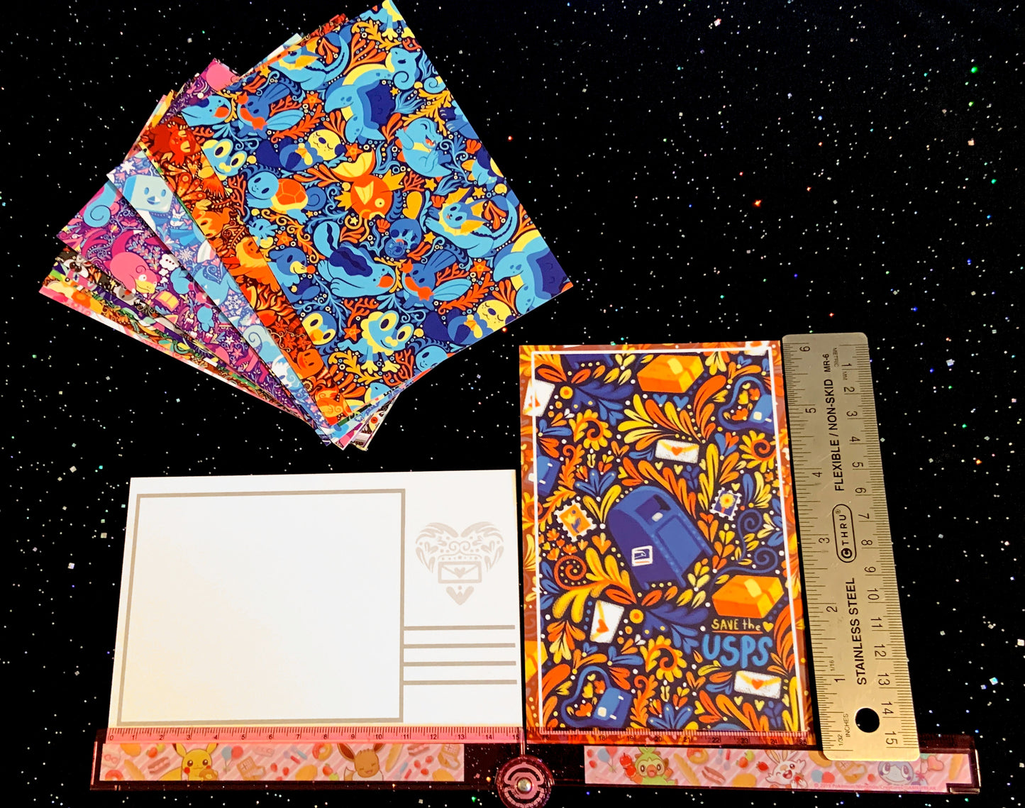 Colorful Cryptids Postcards