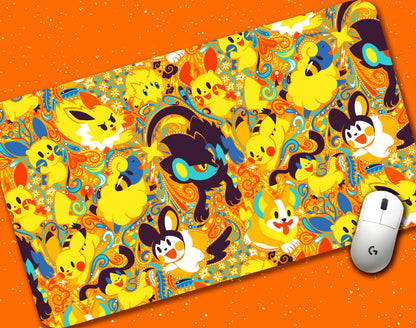 Thunder Wave Jumbo Desk Mat