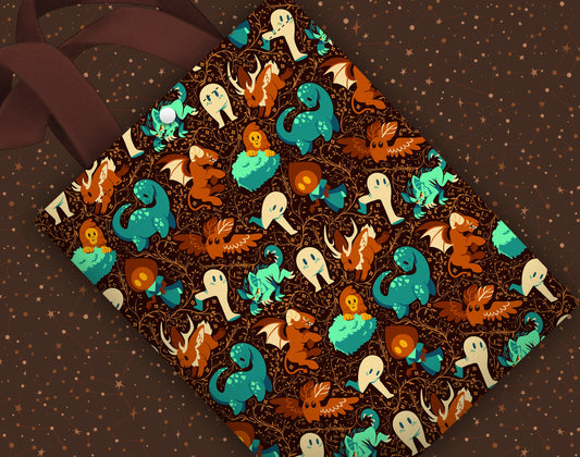 Colorful Cryptids Tote Bag