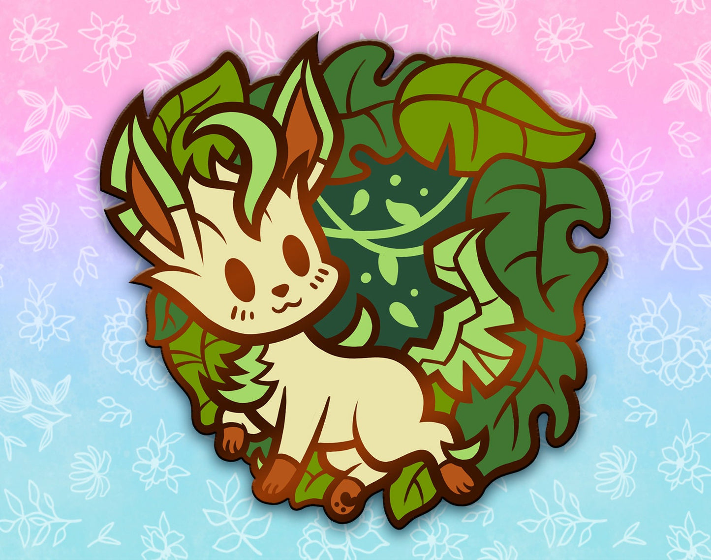 Leafeon Enamel Pin