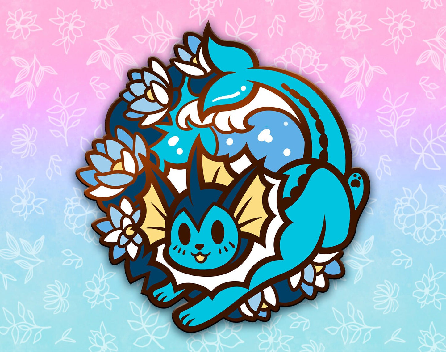 Vaporeon Enamel Pin