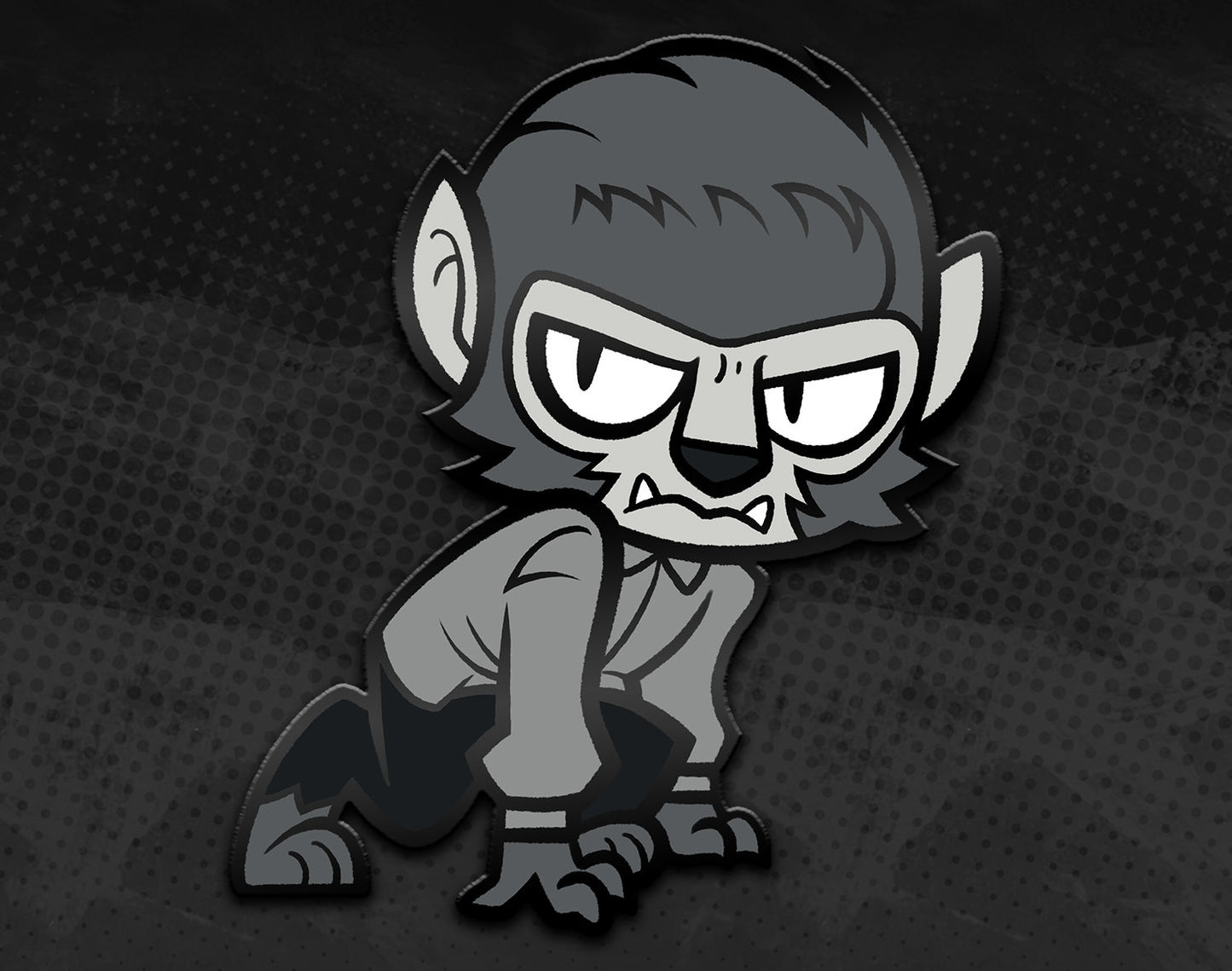 Wolfman Enamel Pin