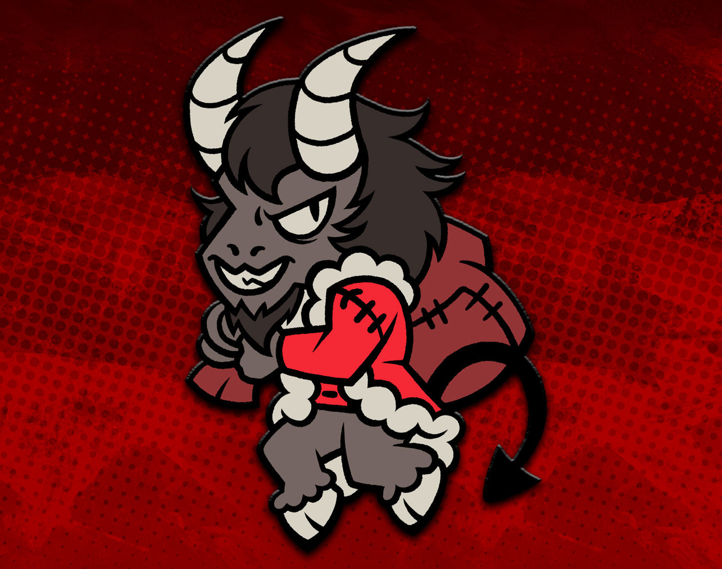 Krampus Enamel Pin