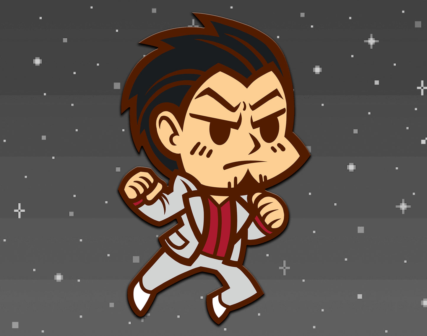 Kazuma Kiryu Enamel Pin