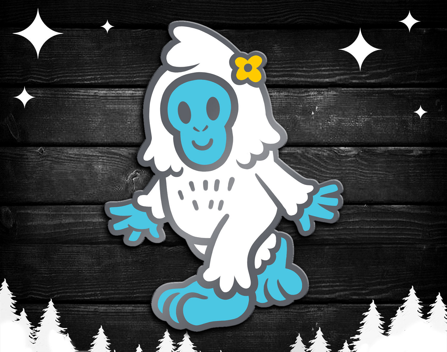Yeti Enamel Pin – Star⭑Salts