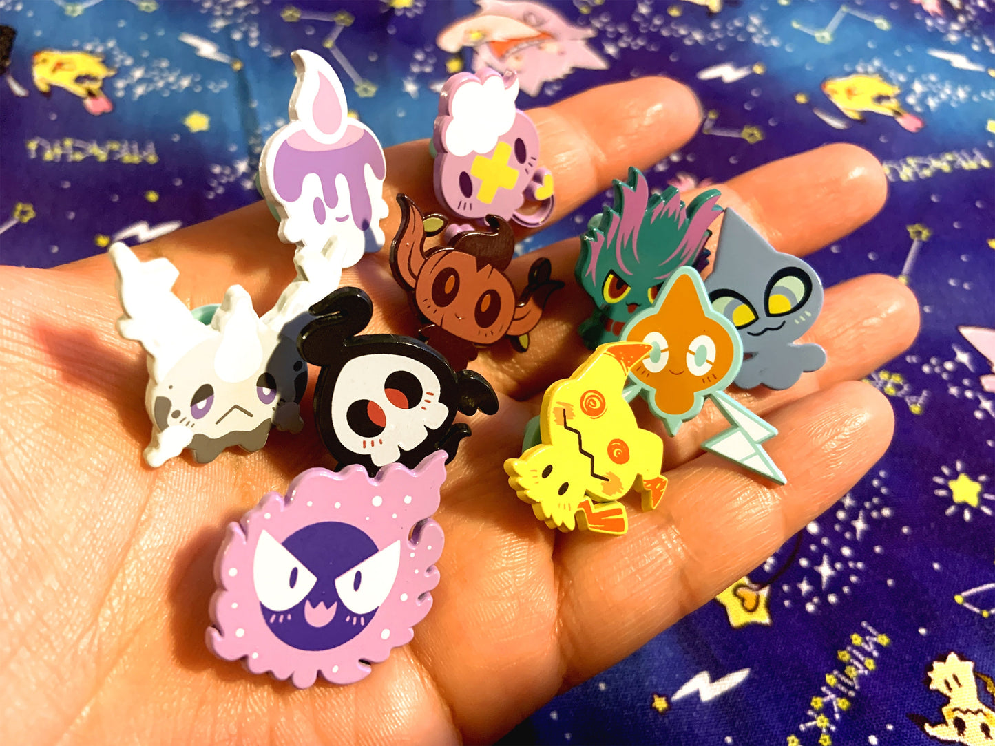Galarian Corsola Dyed Enamel Pin