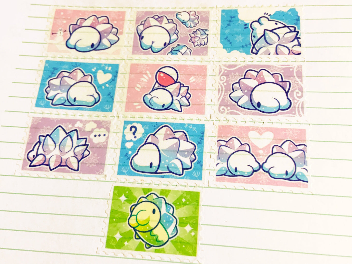 Snowy Snom Stamp Washi Tape