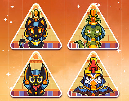Egyptian Deities Stickers