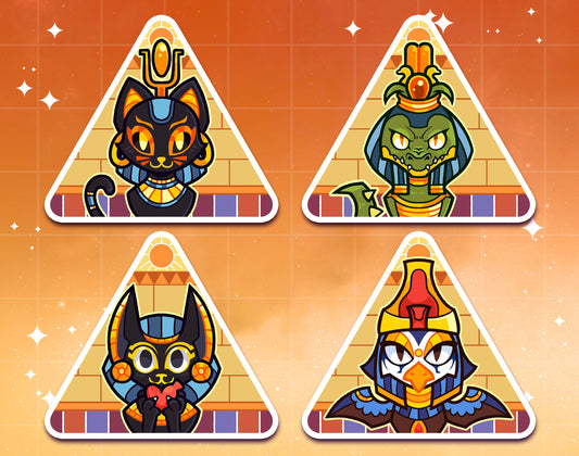 Egyptian Deities Stickers