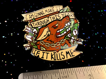 This Year Enamel Pin