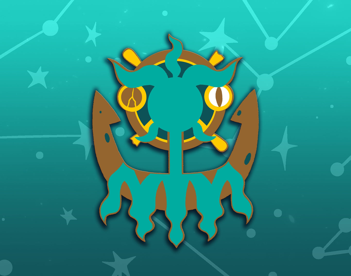 Dhelmise Dyed Enamel Pin