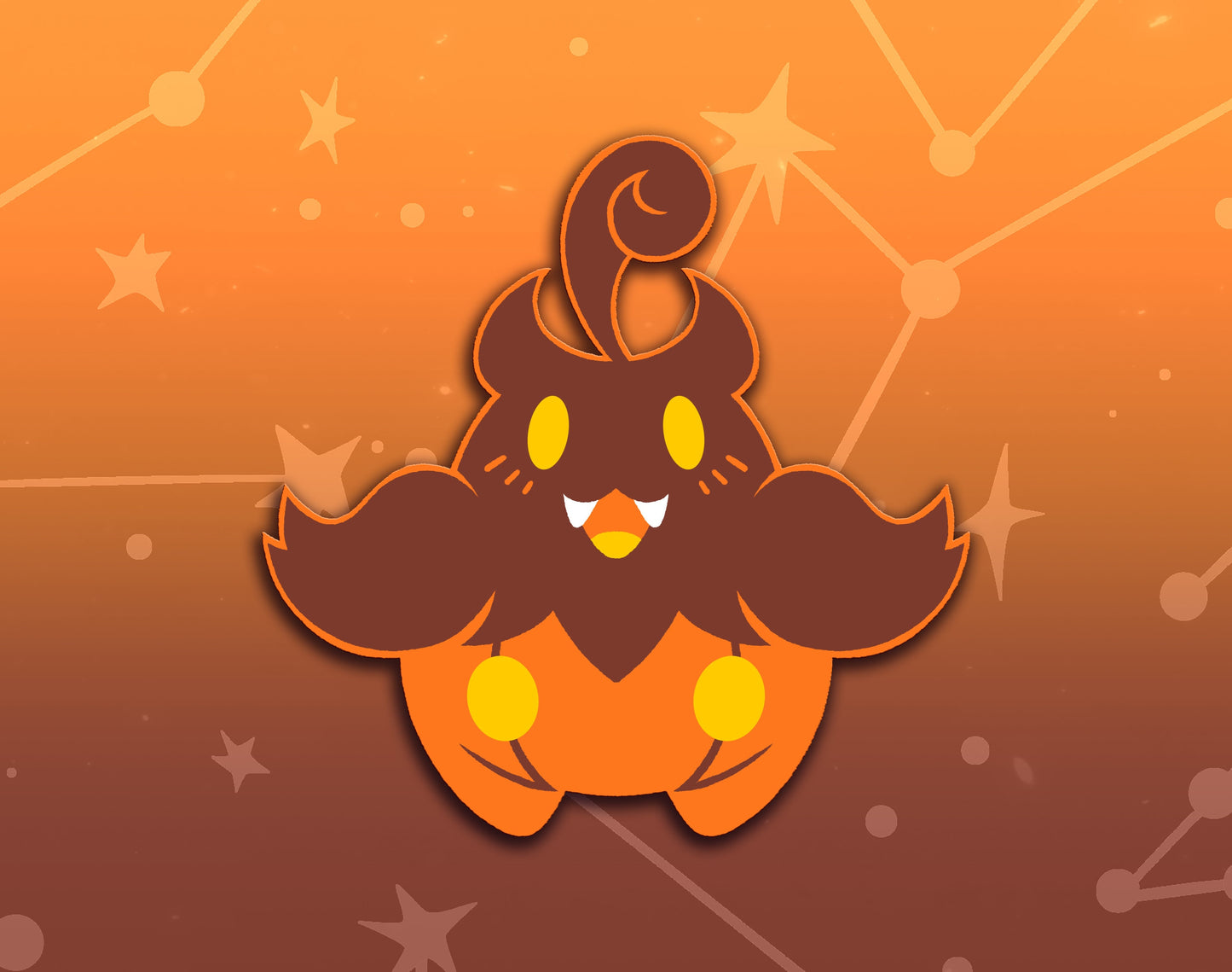 Pumpkaboo Dyed Enamel Pin