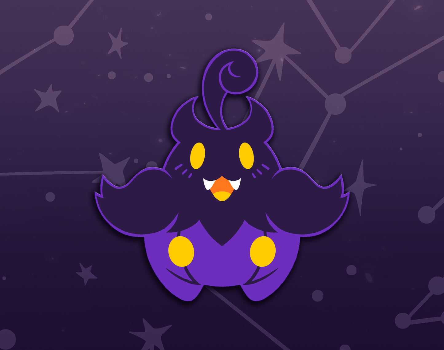 Shiny Pumpkaboo Dyed Enamel Pin