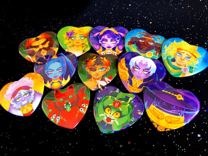Hades Heart Buttons