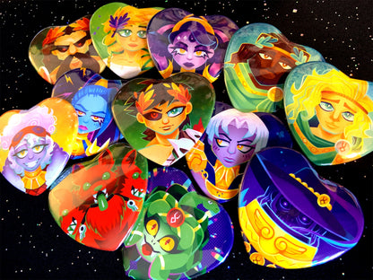 Hades Heart Buttons