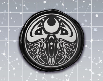 Deer Skull Wax Seal Stamp