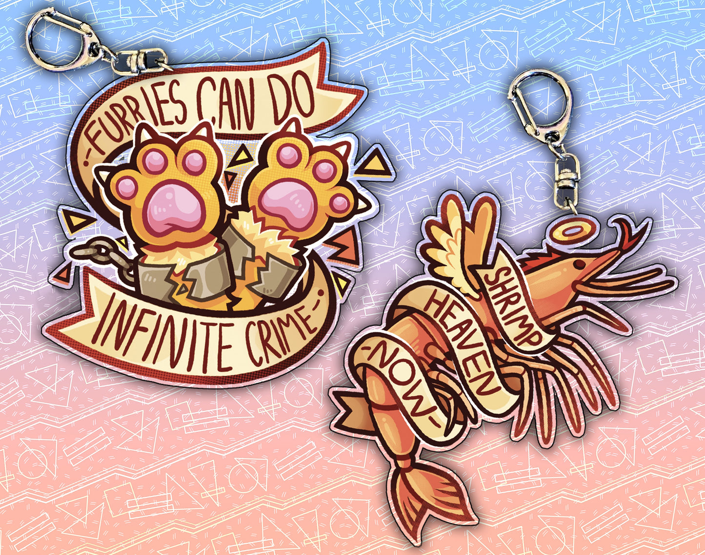 MBMBAM 2.5" Acrylic Charms