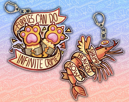 MBMBAM 2.5" Acrylic Charms