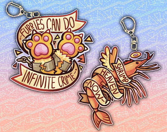 MBMBAM 2.5" Acrylic Charms