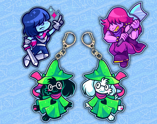 Deltarune 2.5" Acrylic Charms