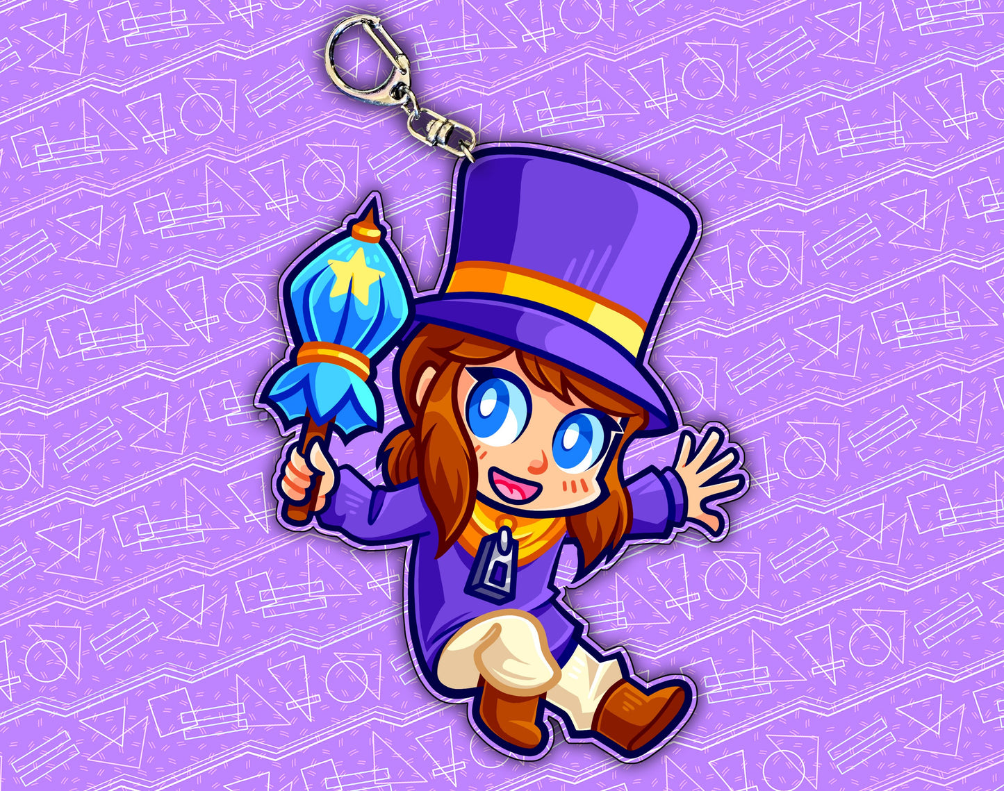 Hat Kid 2.5" Acrylic Charm