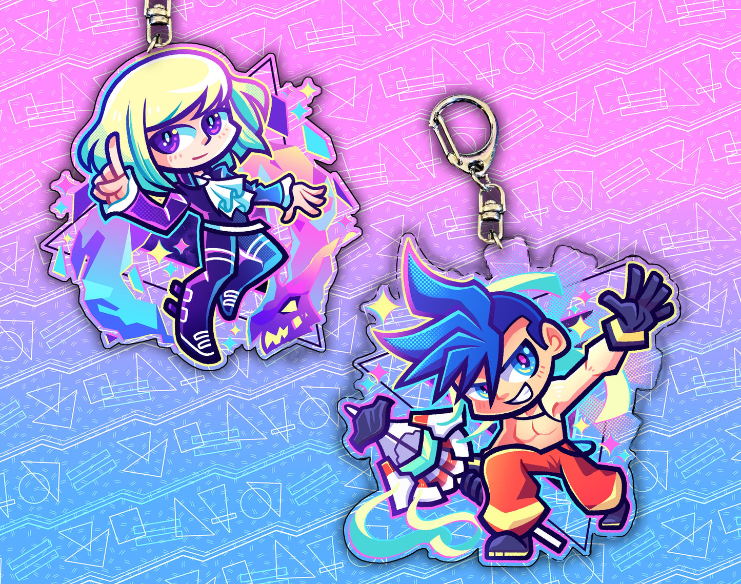 Promare 2.5" Acrylic Charms