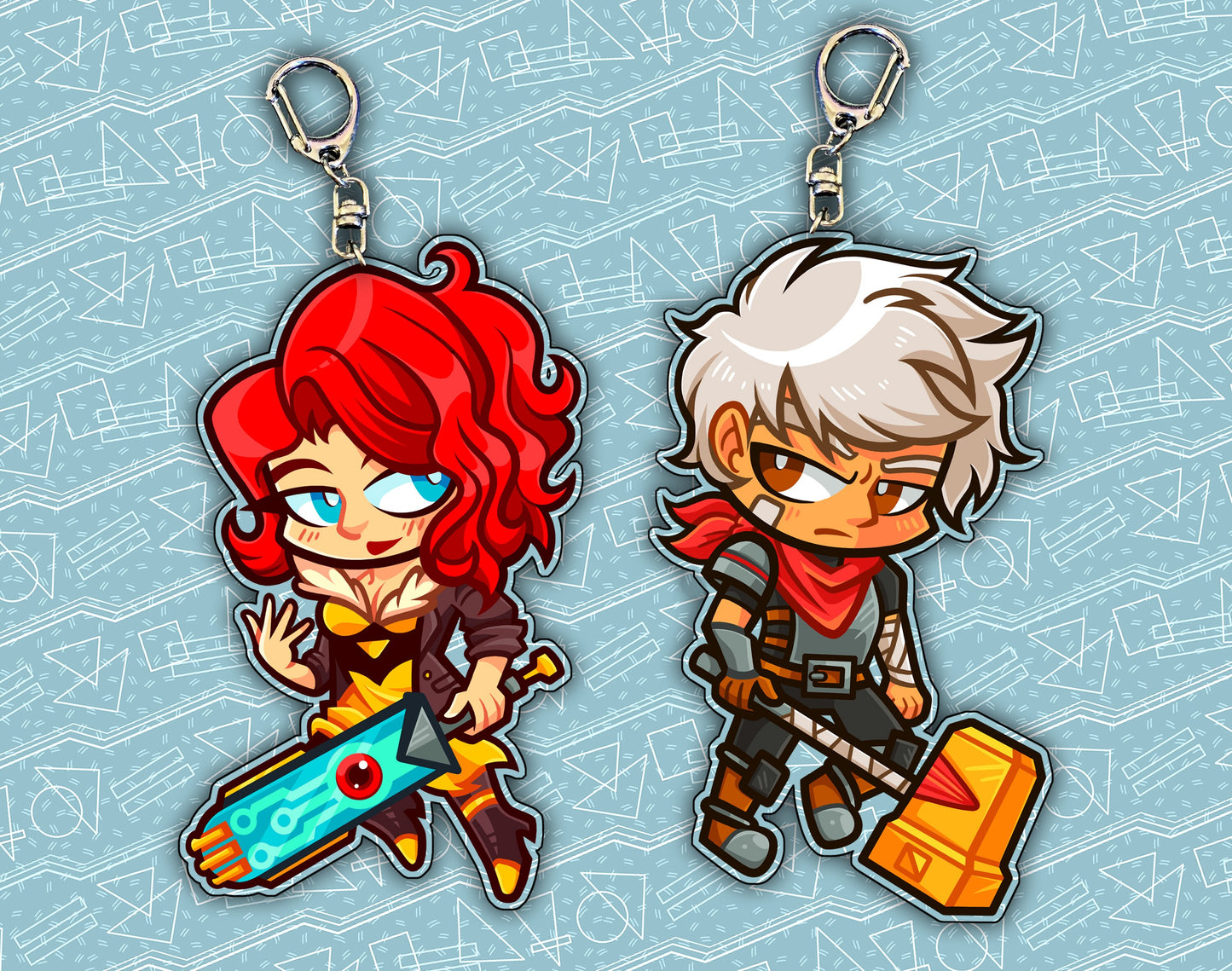 Supergiant 2.5" Acrylic Charms