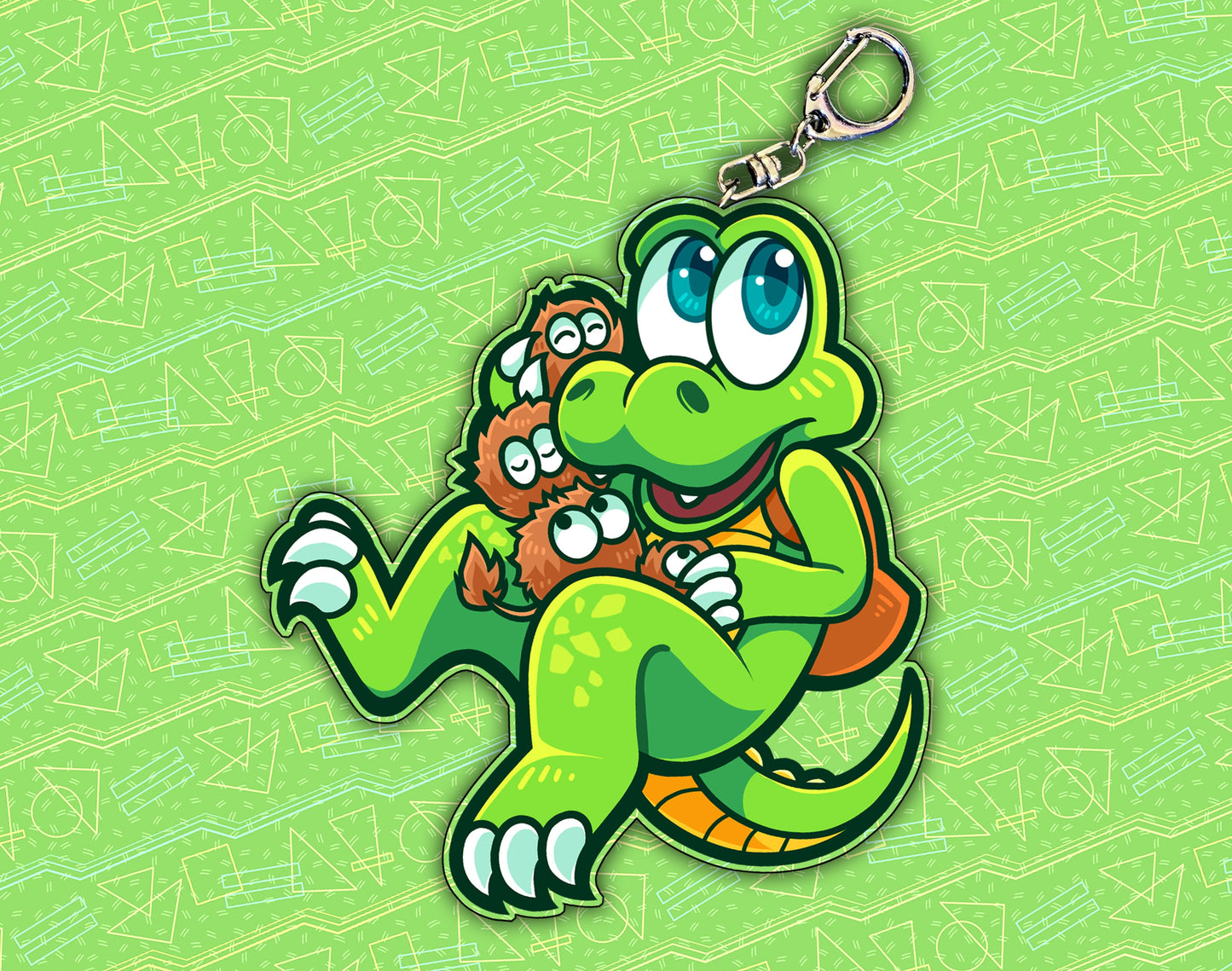 Croc 2.5" Acrylic Charm