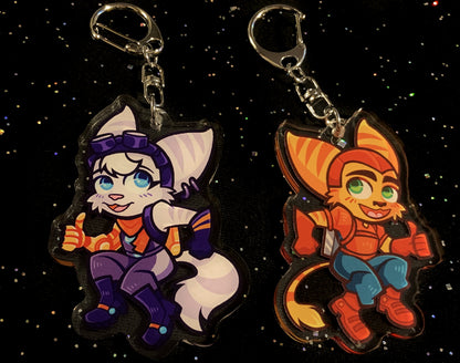 Ratchet & Rivet 2.5" Acrylic Charms