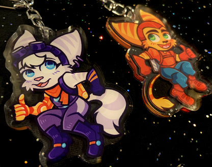 Ratchet & Rivet 2.5" Acrylic Charms