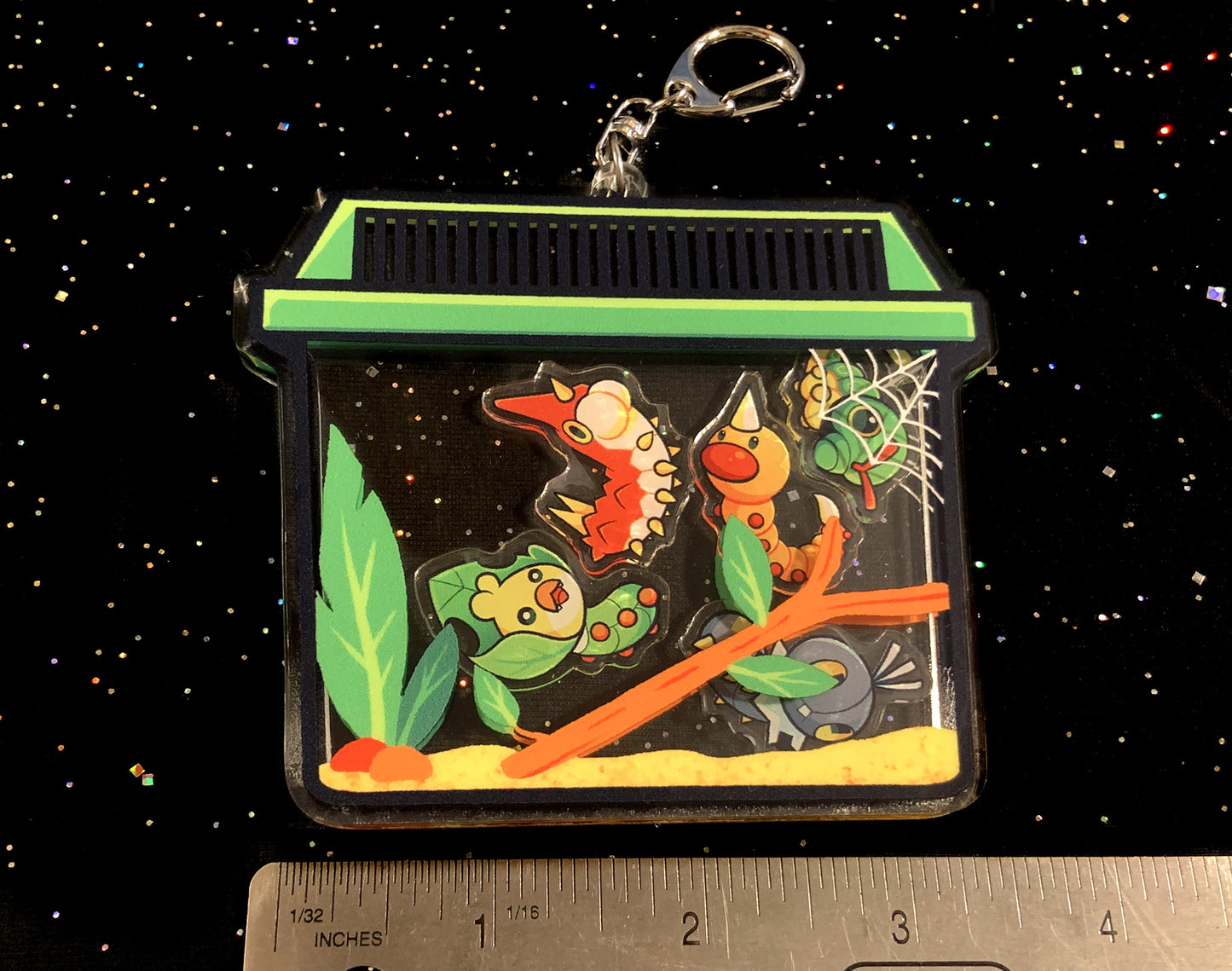 Bug Catcher 4" Shaker Charm