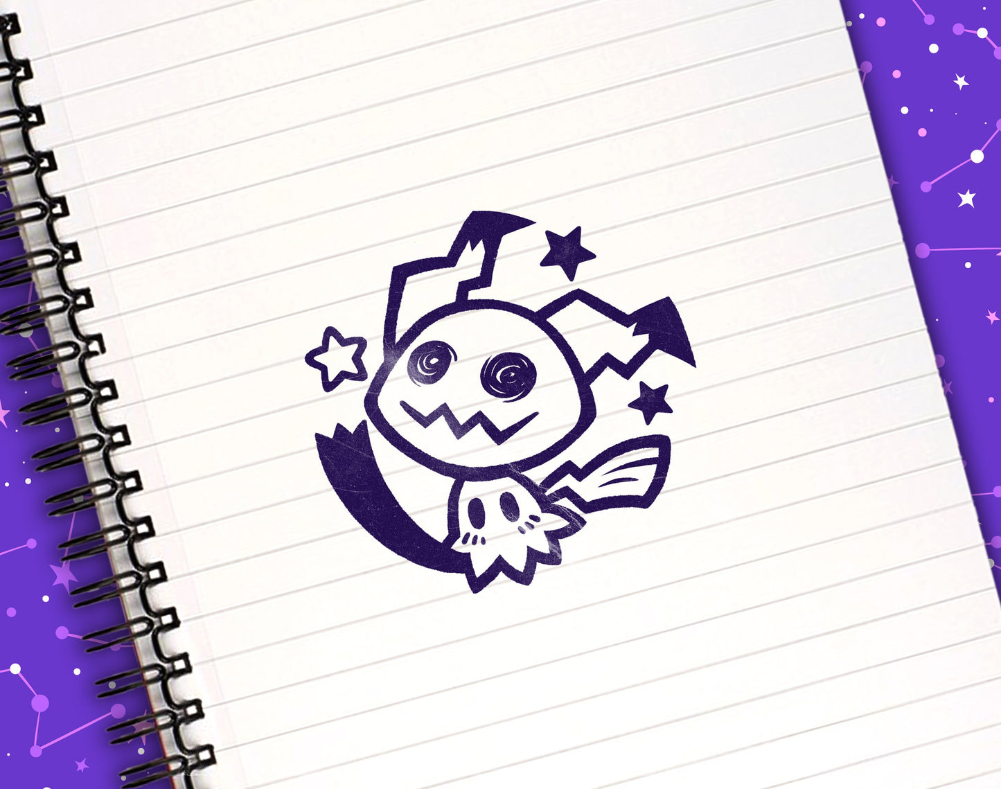 Mimikyu Self-Inking Stamp