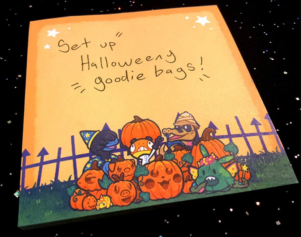 Spooky Pals Memo Pad