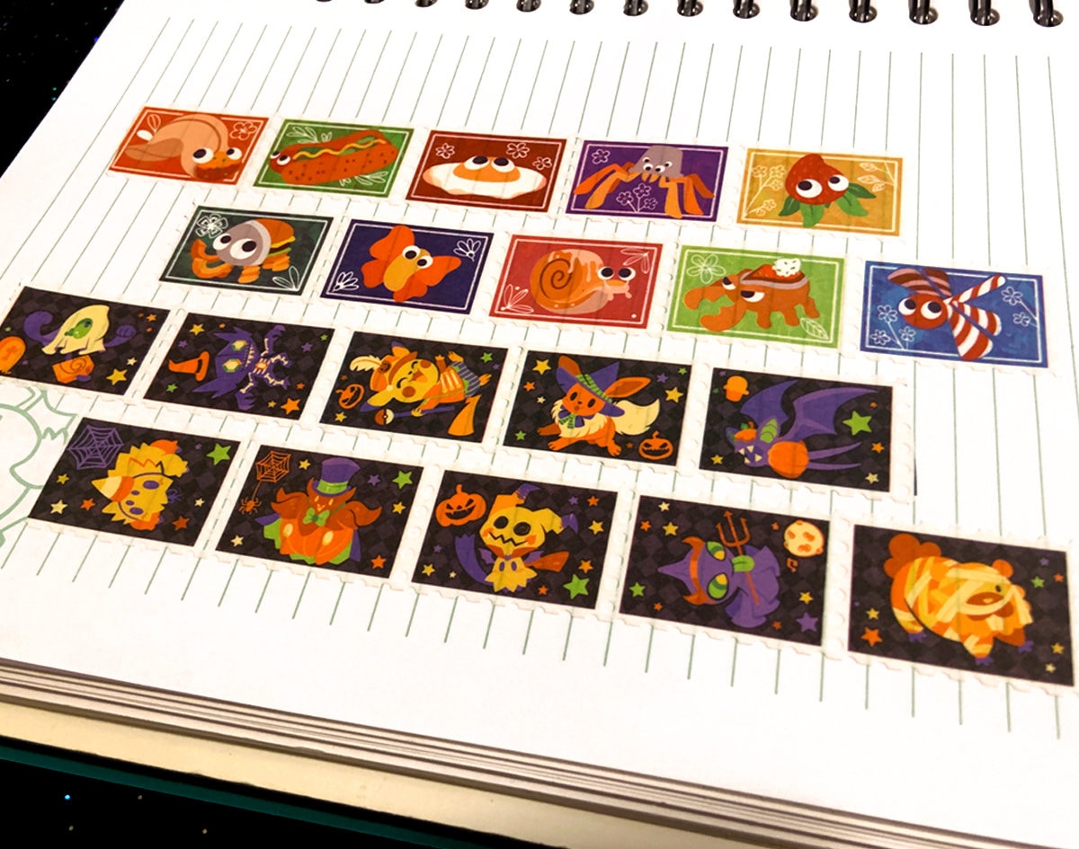 Halloween Pokemon Stamp Washi Tape