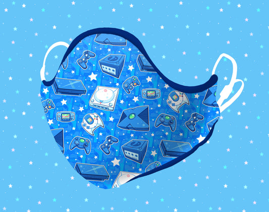 Video Game Realms Face Mask