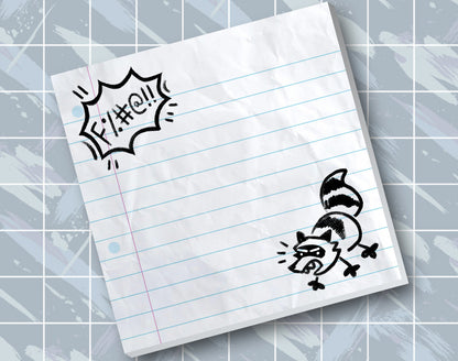 Trash Mouth Memo Pad